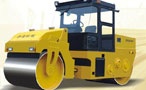 Double-drum vibratory rollers